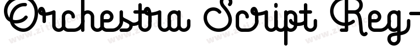 Orchestra Script Reg字体转换